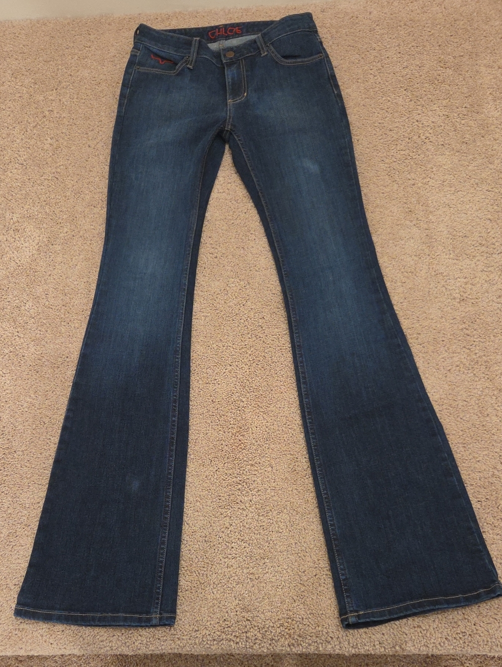 Kimes Ranch CHLOE Bootcut Straight Leg Denim Jean Size 2 GUC